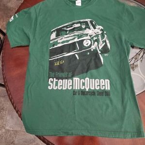 Steve McQueen Car Show T Shirt Bullit Race